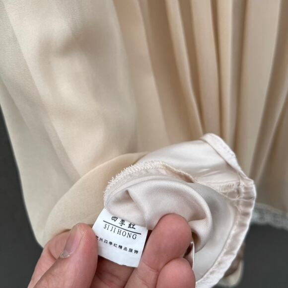 Beige Boho Fairy Dress (L *runs small) - Picture 5 of 8